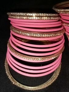 Pink Bangle Set