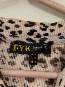 Animal Print Crop Top