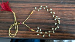 Pearl Choker Necklace With Earrings