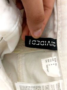 White H and M Cargo Pants