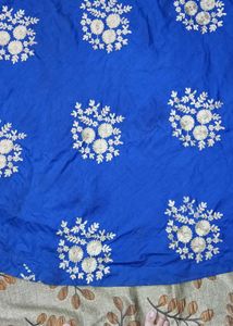 Embroidered A-Line Skirt