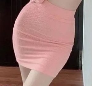 🦢 cute Pink Mini Skirt🌙