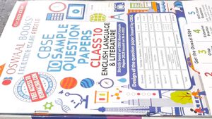 CBSE OSWAAL CLASS 10 ENGLISH SQP