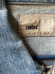 Zantos Men Heavyweight Blue Denim Jacket