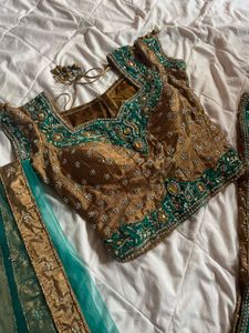 y2k heavily beaded Lehenga choli