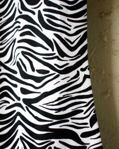 Zebra Print Bodycon Dress