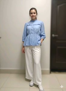 AND Duplicate Blue Top