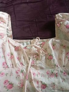 Floral Corset Top