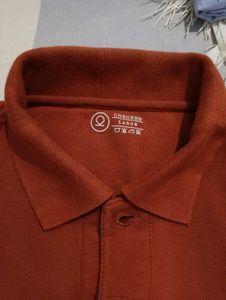 Men's Brown Long Sleeve Polo