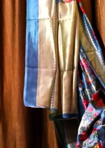 Silk Blend Saree Without Blouse