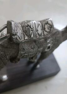 Vintage Silver Camel Figurine