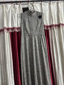 Gray &amp; Gold Sleeveless gown