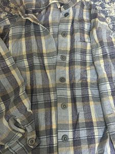 Blue Shirt Blazer Wool