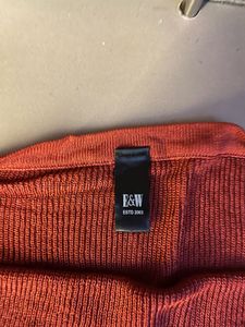 Burgundy Ribbed Knit Top