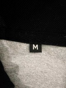 Grey &amp; Black Cropped Polo Shirt