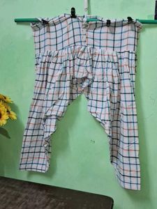 W Plaid Button-Up Top