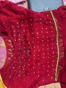 Hot Red Gown For Girls