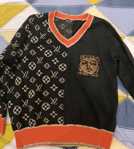 Women Louis Vuitton Printed Sweater