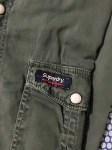 Superdry Olive Green Shirt