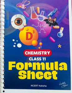 Class 11th Chemistry Formula Sheet