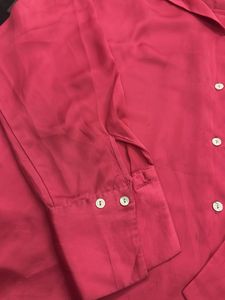 Zara Pink Button-Down Shirt