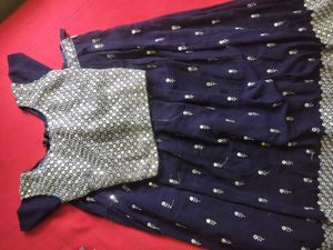 Navy Blue Lehenga Choli Set