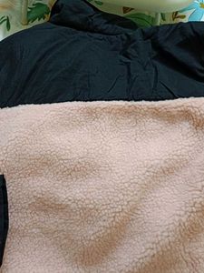 💞Unisex Pink And Black Teddy Jacket💕