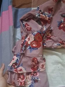 beautiful floral crop top