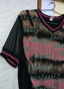 Unique Graphic Print Top 🎩