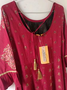 Elegant Maroon Kurta