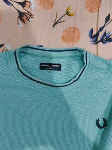 Aqua Fred Perry T-Shirt