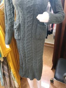 bodycon Stylish Knit Turtleneck Dress