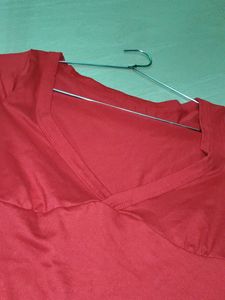 Red Sleeveless Top