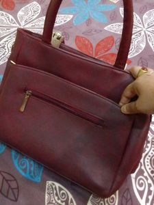 Lubna Purse - Burgundy