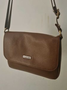 Fastrack Brown Crossbody Bag with Adjustable Strap
