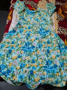 Floral Print Kurta