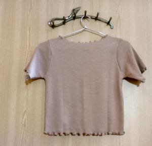 Heart Cut Out Crop Top