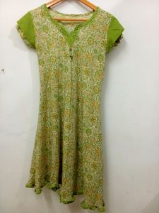 Natural Green Soft Kurti💚