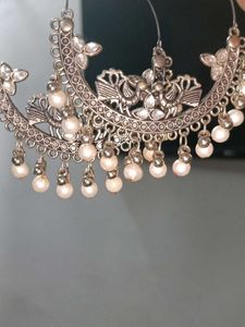 Hoop Earrings with Pearls