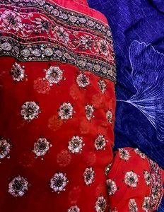 Very Heavywork Partywear Bridal Saree💐💕