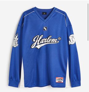 Harlem Style Blue Long Sleeve Shirt