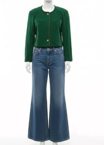 Korean  Cropped Coat 💚