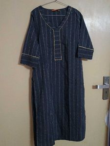 Striped Black Kurti