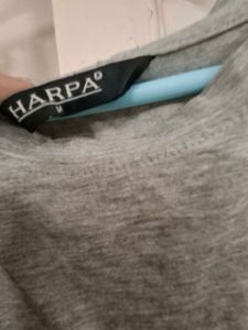 Grey Striped Comfy T-Shirt