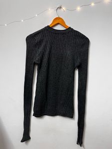 Zara Grey Full Sleeve Top