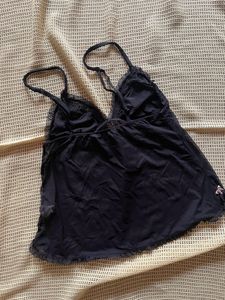 Pinteresty Coquette Black Mesh Top 🎀