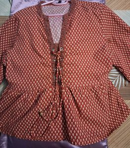 Boho Chic Print Top