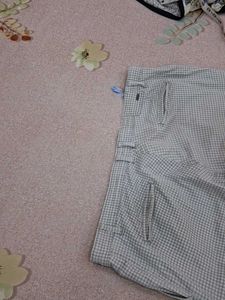 Checked Casual Pants
