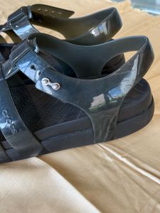 Black Crocs Gladiator Sandals