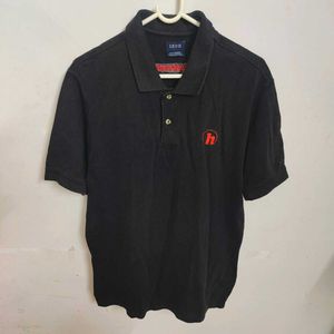 IZOD Male Solid Black Polo Shirt - Chest 34